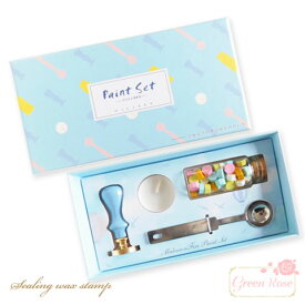 シーリングスタンプ キット ブルー系 1セット 全10種 【宅配便】 kit13bl