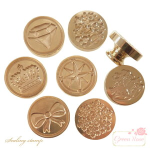 V[OX^v tւ }[N 25mm 1 S6 RpX _C { F  x stamp09 GreenRoseYumi