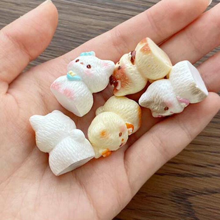 楽天市場】ネコ 立体 デコパーツ 5種類2個ずつ 10個 猫 ねこ にゃんこ
