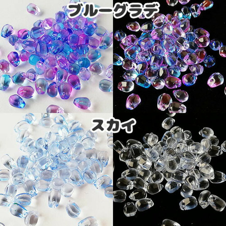 楽天市場】ガラスビーズ しずく 横穴 約6×4mm 20個 beads1011 染め 