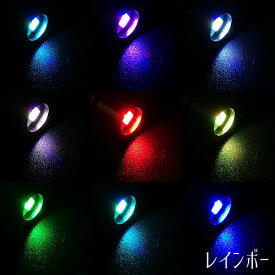 ヒートンライト LED 全5色 1個 レジン 光る カン付き キーホルダー tools368 GreenRoseYumi