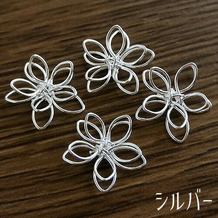 楽天市場 針金アクセサリー ワイヤーフラワーパーツ 金属チャーム 10個 5弁花 メタルパーツ アクセサリーパーツ J6 1962 Green Rose ネットショップ Yumi