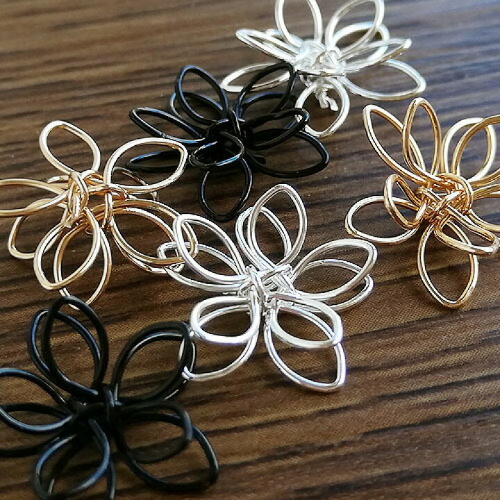 楽天市場 針金アクセサリー ワイヤーフラワーパーツ 金属チャーム 10個 5弁花 メタルパーツ アクセサリーパーツ J6 1962 Green Rose ネットショップ Yumi