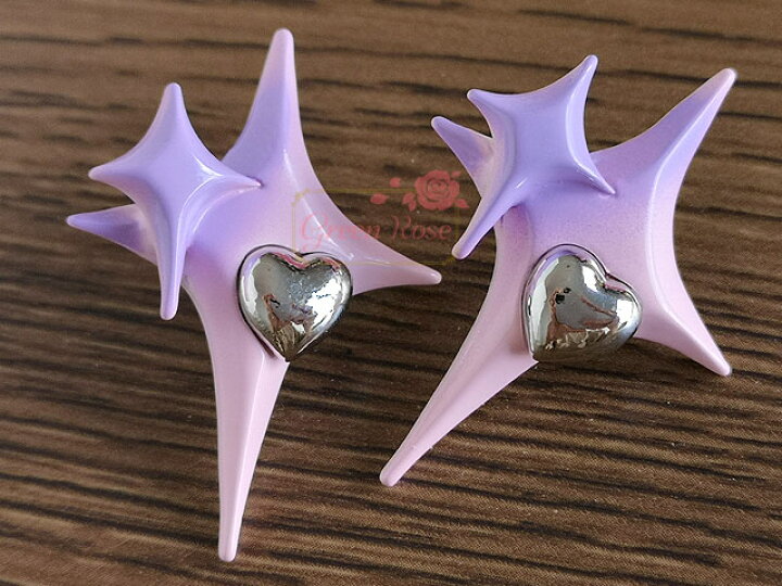 楽天市場】四芒星 ピアス きらきら 1ペア ゆめかわ pp-212 