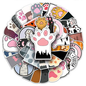 �V�[�� �X�e�b�J�[ �L�̎� ���� 50���Z�b�g �l�R �˂� �ɂ����イ �������� ���� �f�R seal-156 GreenRoseYumi