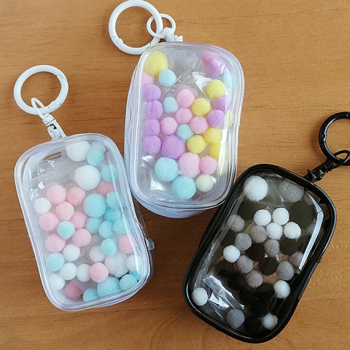 楽天市場】クリアポーチ ミニ ケース クリア 透明 ビニール 推し  