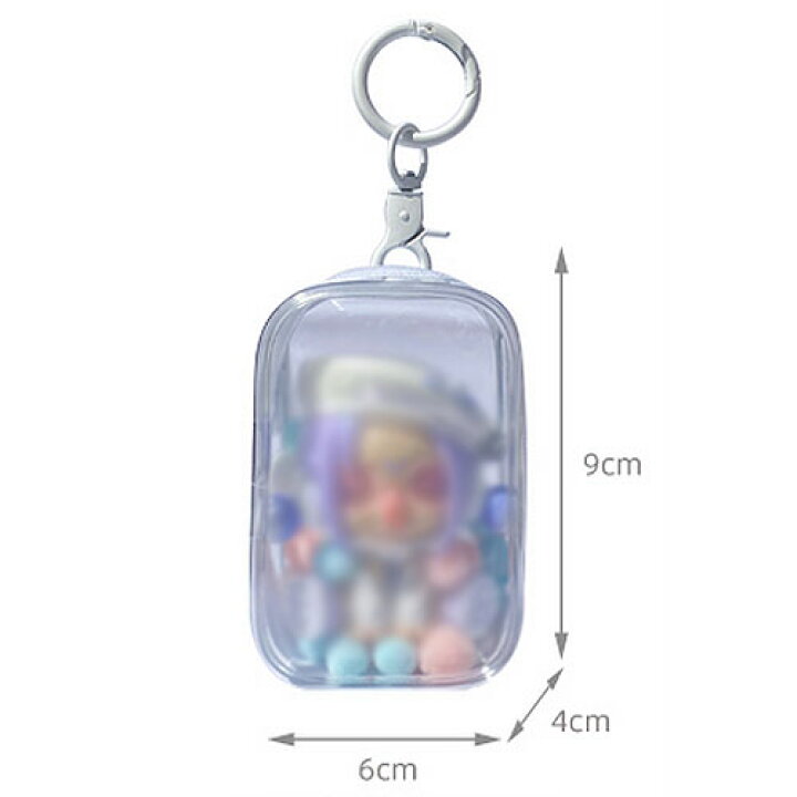 楽天市場】クリアポーチ ミニ ケース クリア 透明 ビニール 推し  