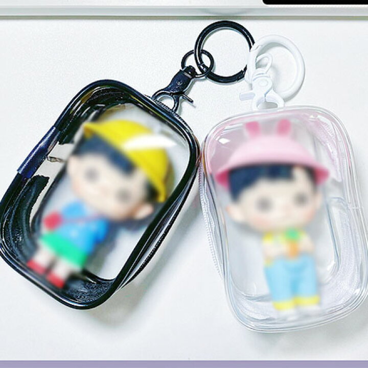 楽天市場】クリアポーチ ミニ ケース クリア 透明 ビニール 推し  