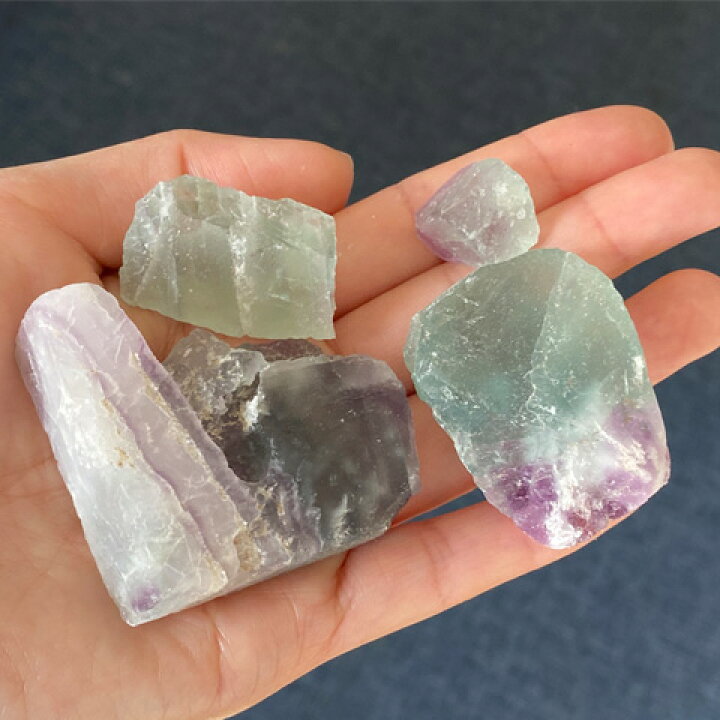 楽天市場】フローライト蛍石 天然石 パワーストーン 100g ラフロック 