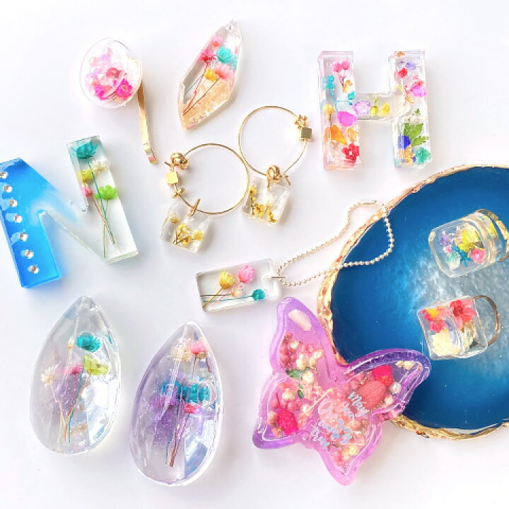 楽天市場】レジン 封入 素材 材料 ドライフラワー スターフラワー  