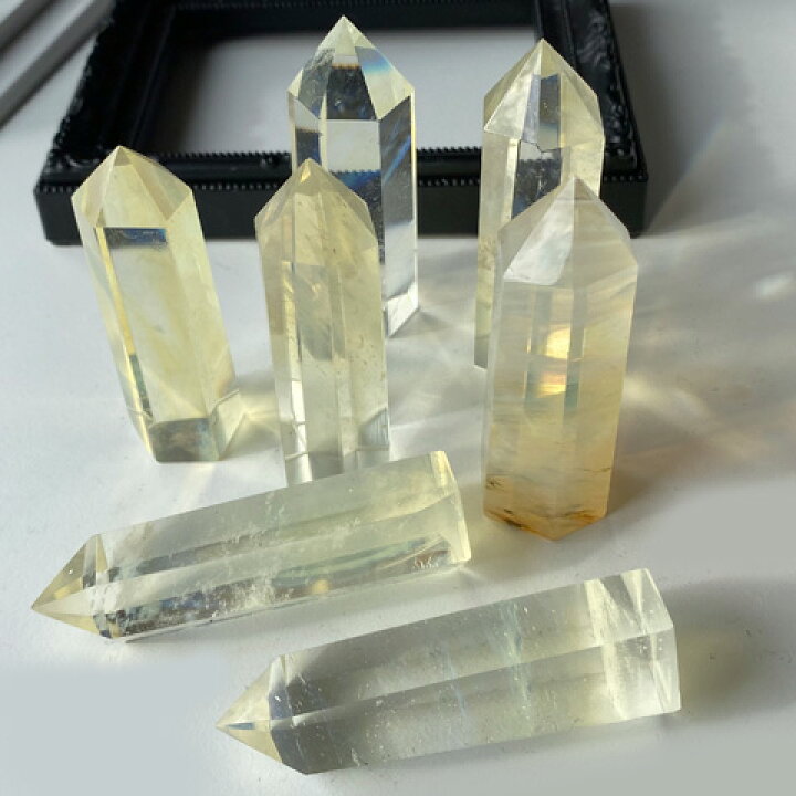 楽天市場】天然石 練り 水晶 ポイント 六角柱 クリスタル クォーツ 