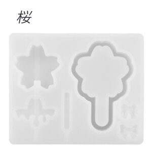 キャンディ型 シリコンモールド クマ ウサギ ハート レジン型 飴 アイス 1個 mold-362 GreenRoseYumi