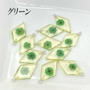 �󂠂� �݌ɏ��� �����ԓ��� �A�N�����`���[�� �_�C�� �Ђ��` �A�N�Z�T���[�p�[�c 10�� ym1-1771 GreenRoseYumi