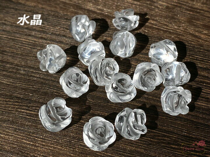 楽天市場】薔薇 カット 彫 天然石 ビーズ パワーストーン 全8種 1個 tb 