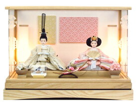 雛人形 コンパクト ひな人形 ケース飾り YN1286れ ひな人形 ケース飾り 芥子サイズ 木肌クリア色の人気のケース飾り アクリル 初節句 桃の節句 ケース入り 親王飾り 祈り INORI ナチュラル Lupinus ルピナス