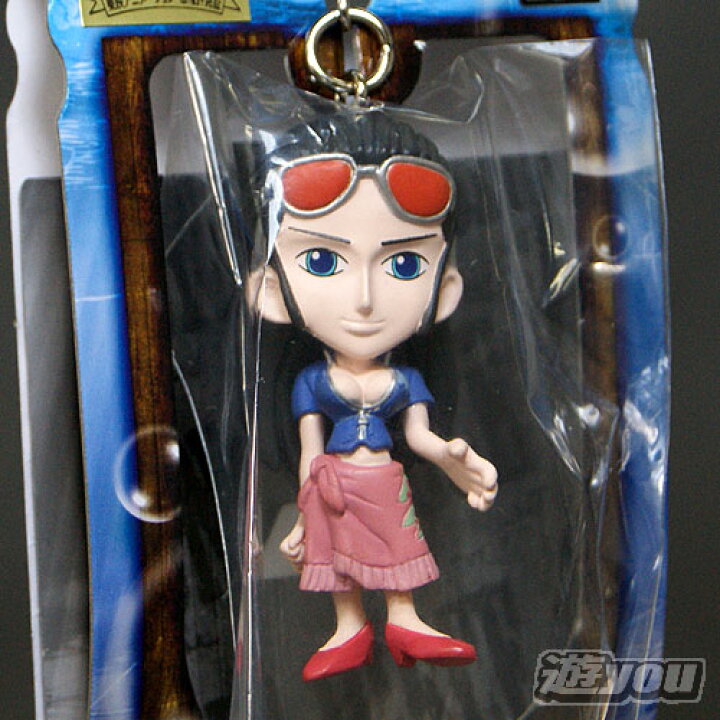 楽天市場 ワンピース デフォルメフィギュアキーホルダー 新世界 麦わらの一味編2 3 ニコ ロビン バンプレスト プライズ 遊you 楽天市場店