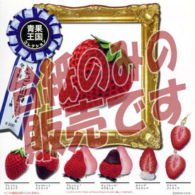 【非売品ディスプレイ台紙】いちご伯爵 ストラップ＆マグネット 奇譚クラブ ガチャポン