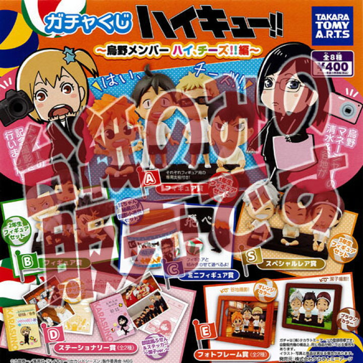 楽天市場】【非売品ディスプレイ台紙】ガチャくじ ハイキュー -烏野 
