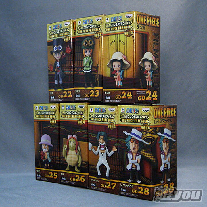 楽天市場 ワンピース ワールドコレクタブルフィギュア One Piece Film Gold Vol 4 全7種セット バンプレスト プライズ 遊you 楽天市場店