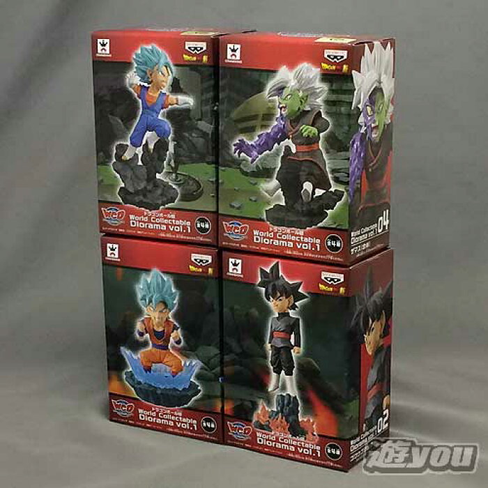楽天市場 ドラゴンボール超 ワールドコレクタブル ジオラマ Vol 1 全4種セット バンプレスト プライズ 遊you 楽天市場店