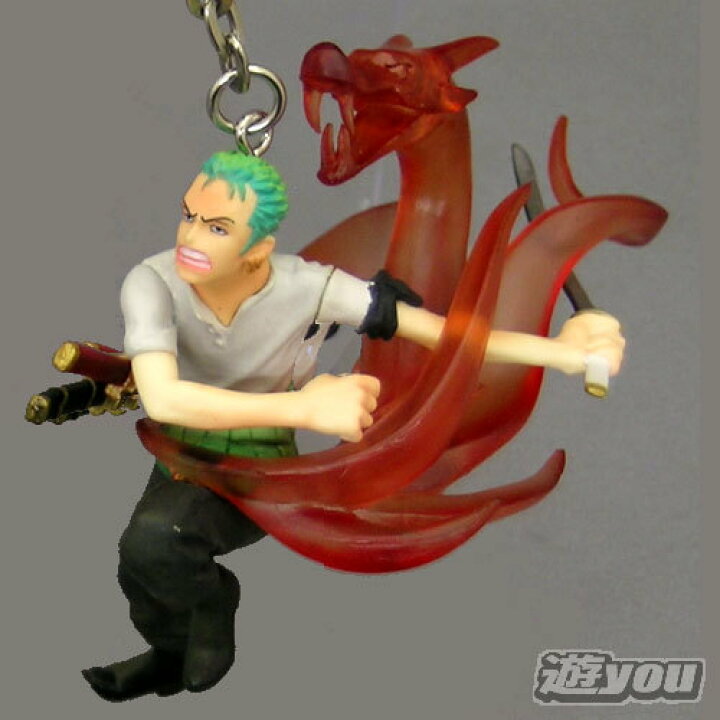 楽天市場 ロロノア ゾロ 単品 ワンピース スーパーエフェクトフィギュアキーホルダーvol 2 バンプレスト Banpresto プライズ 遊you 楽天市場店