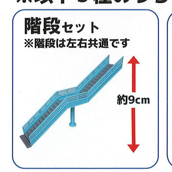 楽天市場】1/64 横断歩道橋 1：階段セット(左右共通) トイズキャビン 