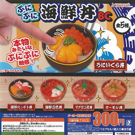 ぷにぷに 海鮮丼 BC 全5種+ディスプレイ台紙セット J.DREAM ガチャポン ガチャガチャ コンプリート