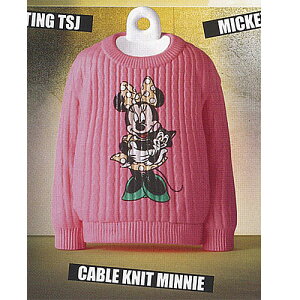 Disney fBYj[ SERIES CREATED by MUS EFA RNV 7FCABLE KNIT MINNIE ^Jg~[A[c K`| K`K` KV|