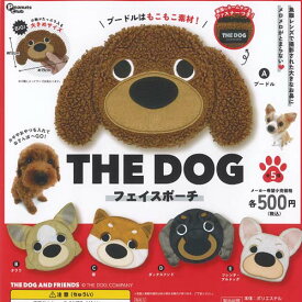 THE DOG フェイス ポーチ 全5種セット ピーナッツクラブ ガチャポン ガチャガチャ コンプリート