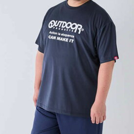 メンズ 半袖 Tシャツ DRYメッシュ 吸水速乾 アウトドア ネイビー 3L 4L 5L 6L 7L 8L OUTDOOR PRODUCTS