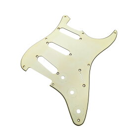 【YJB PARTS】 ST50's ストラト用ピックガード レリックミントアイボリー3P インチ 【メール便送料無料】 [ar1]