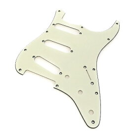 【YJB PARTS】 ストラト用ピックガード ST STD/70's Vintage Mint Ivory 3P インチ 【メール便送料無料】 [ar1]