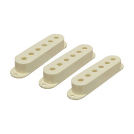 【YJB PARTS】 ストラト用ピックアップカバーセット エイジドホワイト 【メール便送料無料】 [ar1]