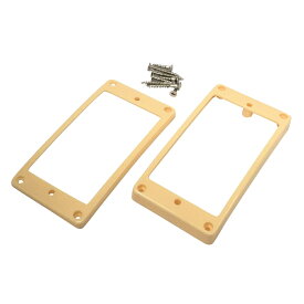 【YJB PARTS】 エスカッション アイボリー カーブドボトム (ビス付き) 【メール便送料無料】 [ar1]