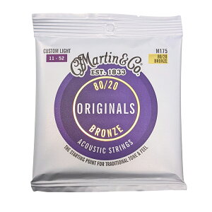 Martin �A�R�M�� M175 ORIGINAL 80/20 Bronze Custom Light .011-.052�y���[���֑Ή��z [ar1]