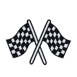 y[։zby #0415 CHECKER FLAG (9.5x7.5cm) / | pb` JX^ [^[  oCN AJG