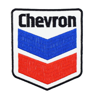 【メール便可】ワッペン #0510 Chevron BIG (8x9cm) / 手芸 パッチ シェブロン カスタム モーター 車 バイク アメリカン雑貨