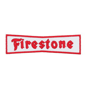【メール便可】ワッペン#0425 Firestone RD (9.2x2.5cm) / 手芸 パッチ ファイヤーストーン カスタム モーター 車 バイク アメリカン雑貨