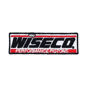 【メール便可】ワッペン #0342 WISECO (7.5x2.5cm) / 手芸 パッチ カスタム モーター 車 バイク アメリカン雑貨