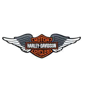 y[։zby #0157 HARLEY DAVIDSON WING (17x5.5cm) / | pb` JX^ n[[_rbh\ [^[  oCN AJG