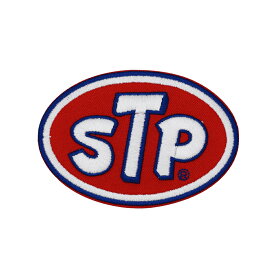 【メール便可】ワッペン #0028 STP (9x6.2cm) / 手芸 パッチ カスタム モーター 車 バイク アメリカン雑貨