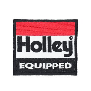 【メール便可】ワッペン #0243 Holley square (7.5x6.5cm) / 手芸 パッチ カスタム モーター 車 バイク アメリカン雑貨