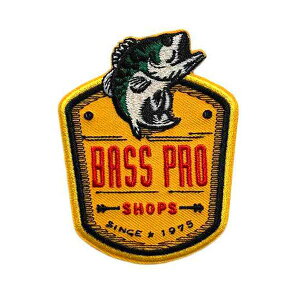 【メール便可】ワッペン#1113 Bass Pro Shops (6.5x8.5cm) / 手芸 パッチ カスタム モーター 車 バイク アメリカン雑貨