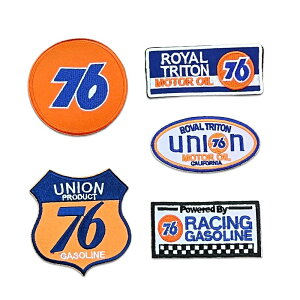 �y���[���֑��������z���I���b�y���Z�b�g [ union 76 ] 5��set / �J�X�^�� ���[�^�[ �p�b�`���[�N �A�����J US �A���� oil ���m�J�� ���j�I�� NASCAR