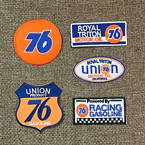 �y���[���֑��������z���I���b�y���Z�b�g [ union 76 ] 5��set / �J�X�^�� ���[�^�[ �p�b�`���[�N �A�����J US �A���� oil ���m�J�� ���j�I�� NASCAR