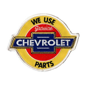 【メール便可】ワッペン#1107 CHEVROLET YE (10x7.8cm) / 手芸 パッチ カスタム モーター 車 バイク アメリカン雑貨