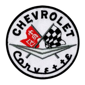 y[։zby#0511 CHEVROLET Corvette round (7.5x7.5cm) / | pb` JX^ [^[  oCN AJG
