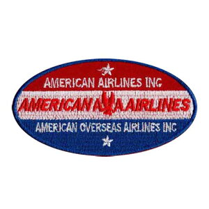 y[։zby#0513 AMERICAN AIR LINE oval (8.5x4.5cm) / | pb` JX^ [^[  oCN AJG