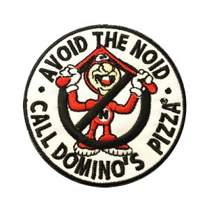 y[։zby #1111 AVOID THE NOID DOMINO'S PIZZA h~msU round (7.8x7.8cm) / | pb` JX^ [^[  oCN AJG