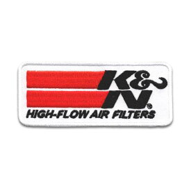 【メール便可】ワッペン #0423 K&N BAR (9.3x3.9cm) / 手芸 パッチ カスタム モーター 車 バイク アメリカン雑貨